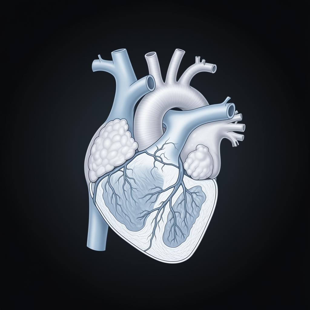 Anatomical illustration of heart and lungs — chronic disease care